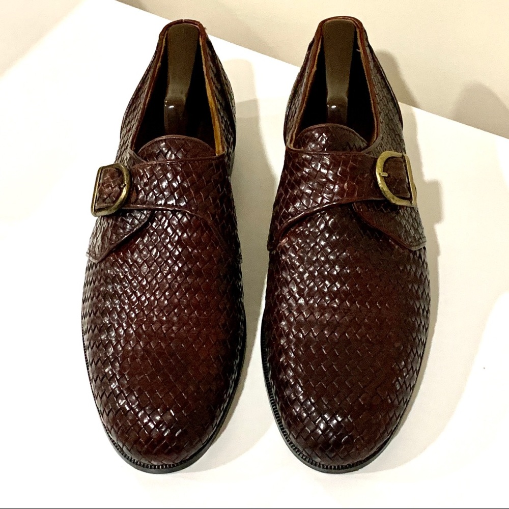 BELLINI Vero Cuoio Mens Vintage Leather Shoes NWOT